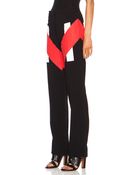 Givenchy Stretch Cady Printed Viscoseblend Pant - Lyst
