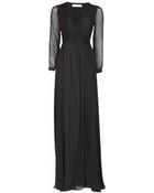Matthew Williamson Winter Silk Chiffon Wrap Gown - Lyst