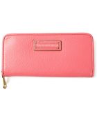 Marc By Marc Jacobs 'New Q Slim' Zip Around Wallet - Lyst