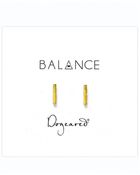 Dogeared Balance 14kt Gold Bar Stud Earrings - Lyst