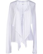 Velvet Cardigan - Lyst