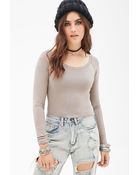 Forever 21 Classic Knit Top - Lyst
