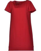 Alberta Ferretti Short Dress - Lyst