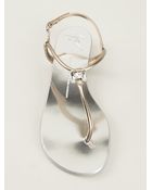 Giuseppe Zanotti Crystal Embellished Sandals - Lyst