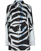 Balmain Denim Shirt - Lyst