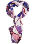 Emilio Pucci Foulard 70X180 Modal And Cachemire Print - Lyst