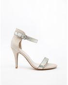 Aldo Davornik Barely There Heeled Sandals - Lyst