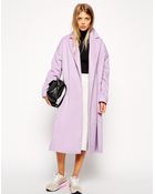 Asos Coat In Relaxed Oversized Fit - Lyst