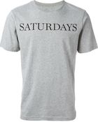 Saturdays Surf Nyc 'Saturdays' T-Shirt - Lyst
