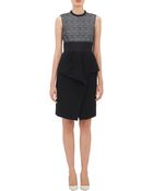 Proenza Schouler Crepe Sleeveless Peplum Dress - Lyst