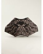 Alexander McQueen Large De Manta Clutch - Lyst