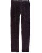 Richard James Purple Corduroy Suit Trousers - Lyst