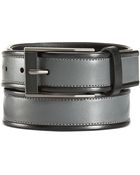 Calvin Klein Contrast Edge Leather Belt - Lyst
