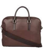 Barneys New York Double-Handle Briefcase - Lyst
