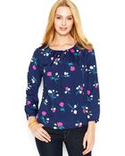 Maison Jules Scoopneck Dotprint Top - Lyst