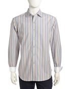 Robert Graham Bradley Mixstripe Sport Shirt - Lyst