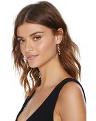 Nasty Gal Karlee Hoop Earrings - Lyst