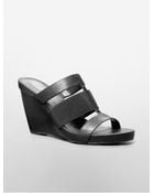 Calvin Klein White Label Dunley Wedge Sandal - Lyst