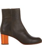 Maison Martin Margiela Mirrored-Heel Ankle Boots - Lyst