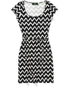C. Wonder Printed Ikat Belted Dress - Lyst