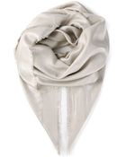 Fendi Ff Logo Scarf - Lyst
