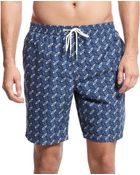 Tommy Hilfiger Board Geometric Print Swim Trunks - Lyst