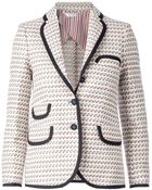 Thom Browne Tweed Blazer - Lyst