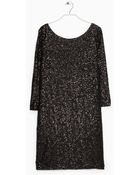Violeta By Mango Sequined Dress - Lyst