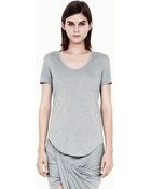 Helmut Lang Kinetic Jersey Tee - Lyst