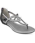 G By Guess Women'S Jamila Rhinestone Flat Thong Sandals - Lyst