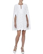 BCBGMAXAZRIA Brynna Lace Cape Dress - Lyst