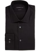 John Varvatos Long-Sleeve Solid Poplin Shirt - Lyst