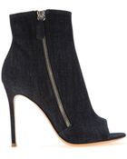 Gianvito Rossi Denim Sandal - Lyst