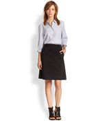 Marc By Marc Jacobs Cotton Asymmetrical-Suspender Skirt - Lyst