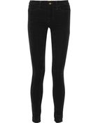 J Brand Super Skinny Mid-Rise Velvet Jeans - Lyst