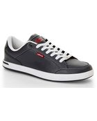 Levi's Grey & White Faux Leather Sneakers - Lyst