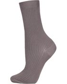 Topshop Slinky Ribbed Ankle Socks - Lyst
