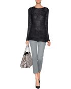 Michael Kors Stretch Wool Cigarette Pants - Lyst