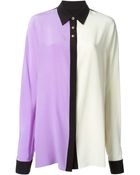 Fausto Puglisi Colour Block Shirt - Lyst