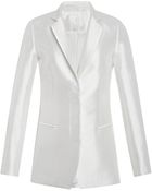 Azede Jean-pierre White Silk Wool Blazer - Lyst
