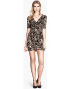 H&M Wrap Around Dress - Lyst