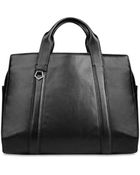 Ermenegildo Zegna Smooth Leather Business Bag - Lyst