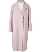 Jil Sander Felted Wool Blend Saregna Coat - Lyst