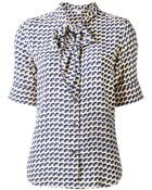 Marc Jacobs Fan Print Blouse - Lyst