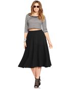 Jessica Simpson Plus Size Mirabel A-Line Midi Skirt - Lyst