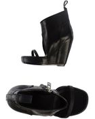 Rick Owens Sandals - Lyst