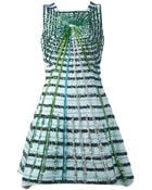 Peter Pilotto Flared Tweed Dress - Lyst