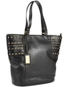 Badgley Mischka Stud Accented Tote Bag - Lyst