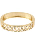 Kenneth Cole Goldtone Crystal Bangle Bracelet - Lyst