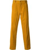 Gosha Rubchinskiy Wide Leg Corduroy Trousers - Lyst